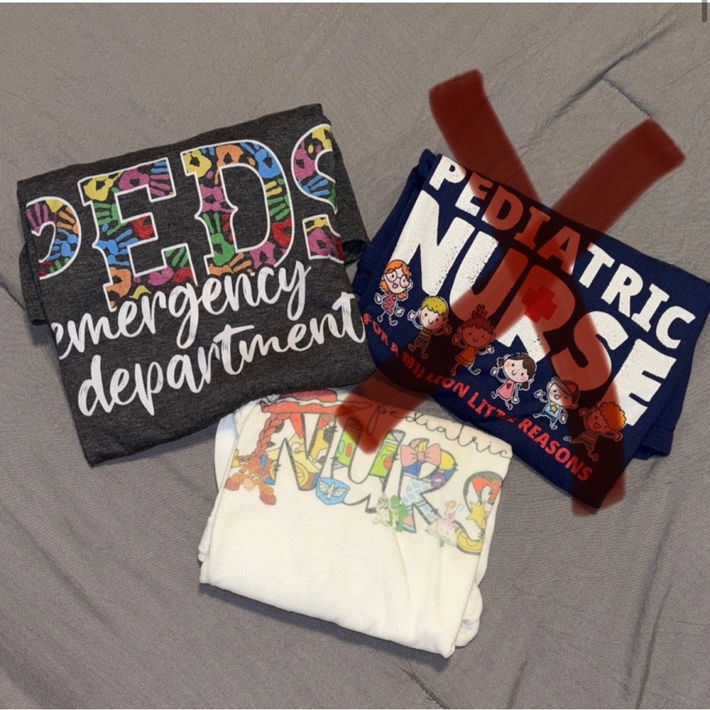 Pediatric Nurse T-Shirt Bundle (2 shirts)